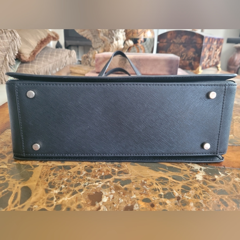 Kate Spade Black Leather Tote Bag - Picture 6 of 9